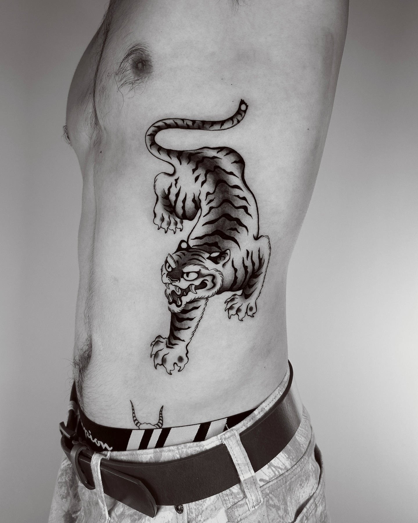 Tattoo by @ibuylemurs — black_and_grey