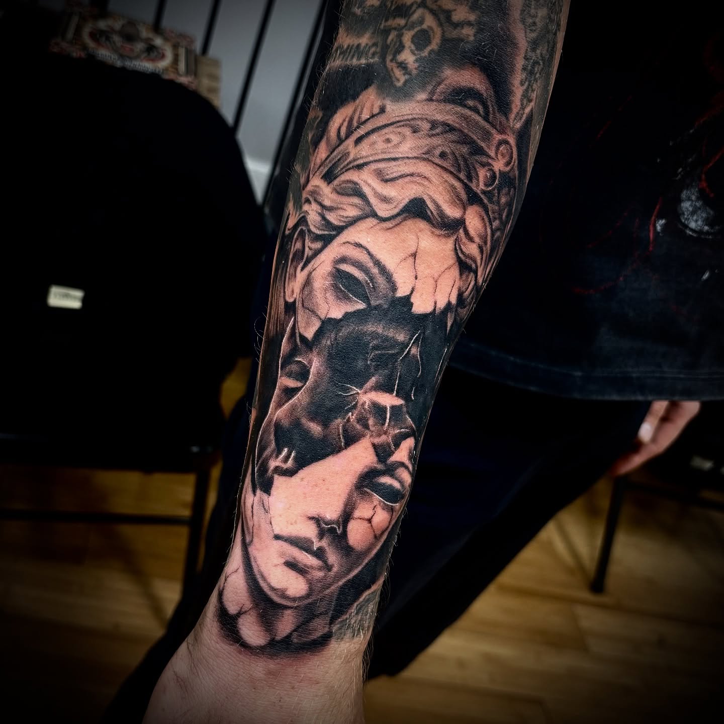 Tattoo by @eastofnoir — realism, dark_realism
