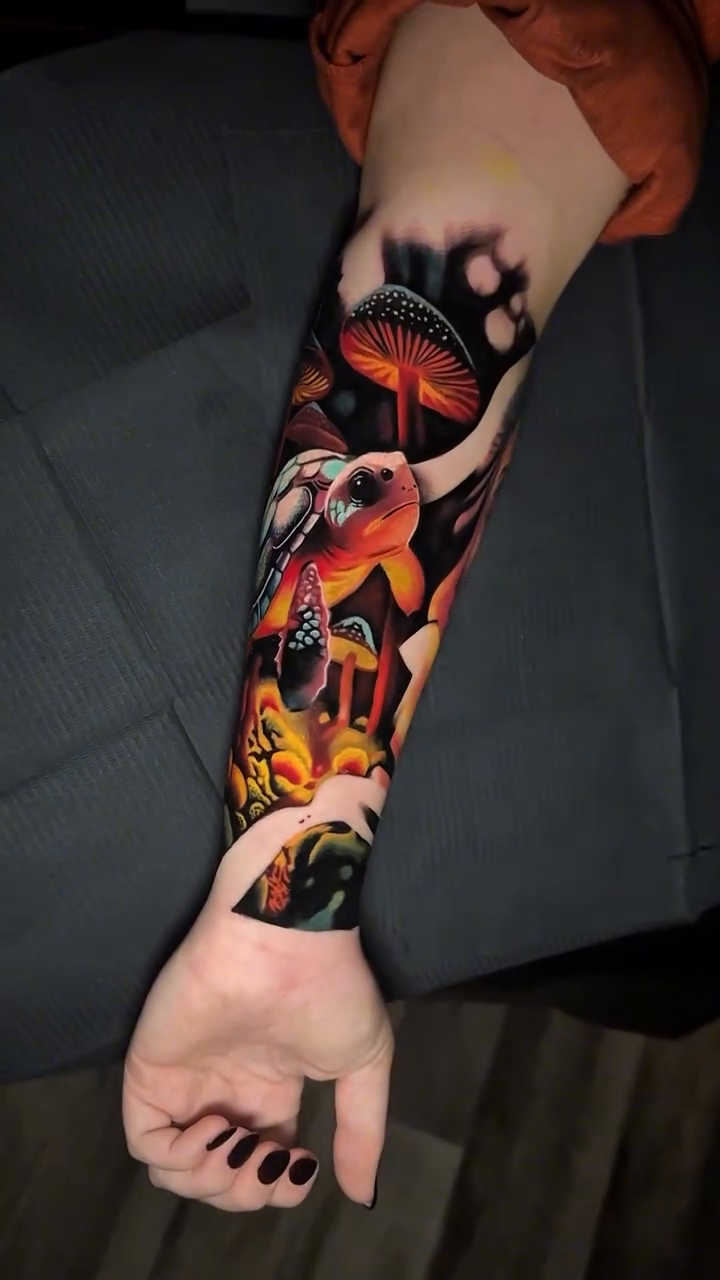 Tattoo by @zachashtontattoo — realism, trash_polka