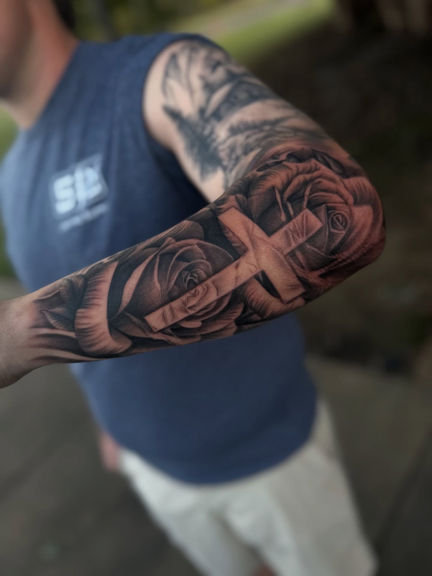 Tattoo by @tattedbyhood — realism, black_and_grey