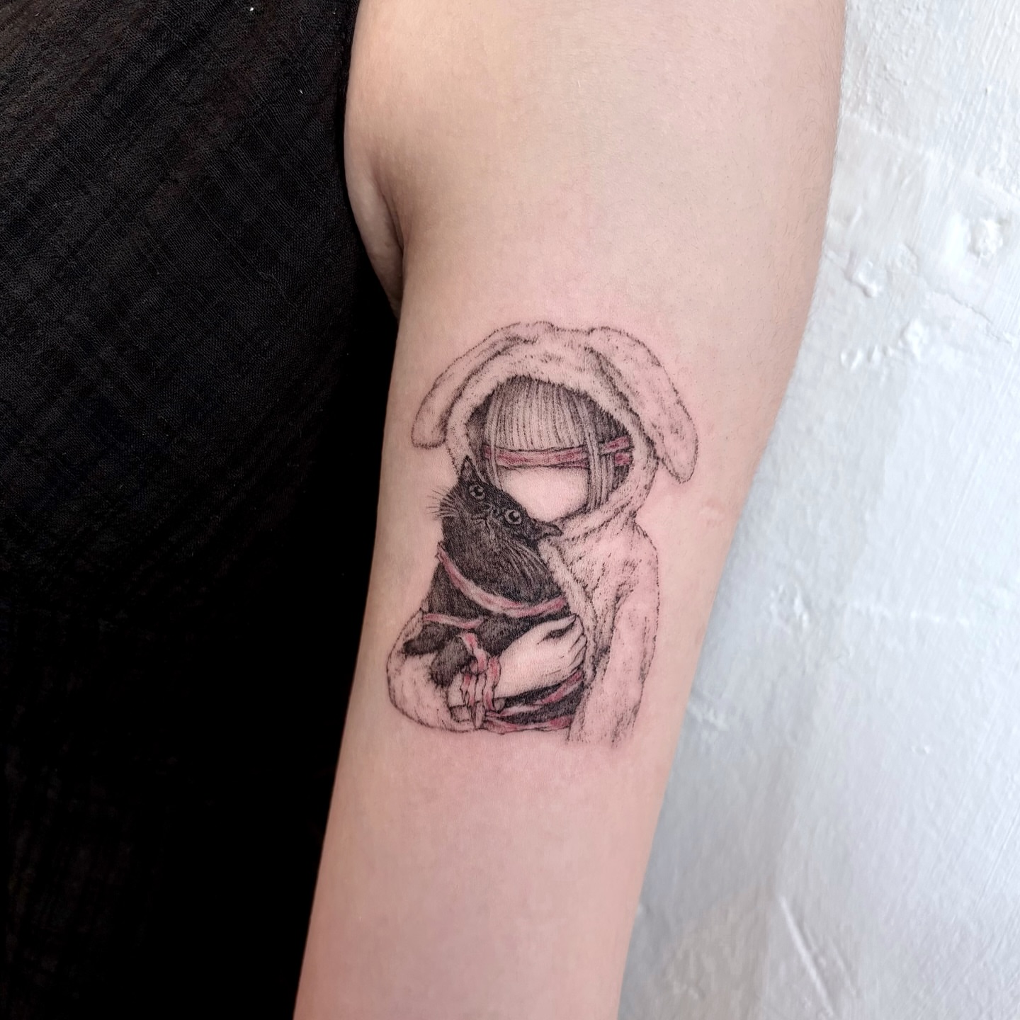 Tattoo by @tattoochili — black_and_grey, realism