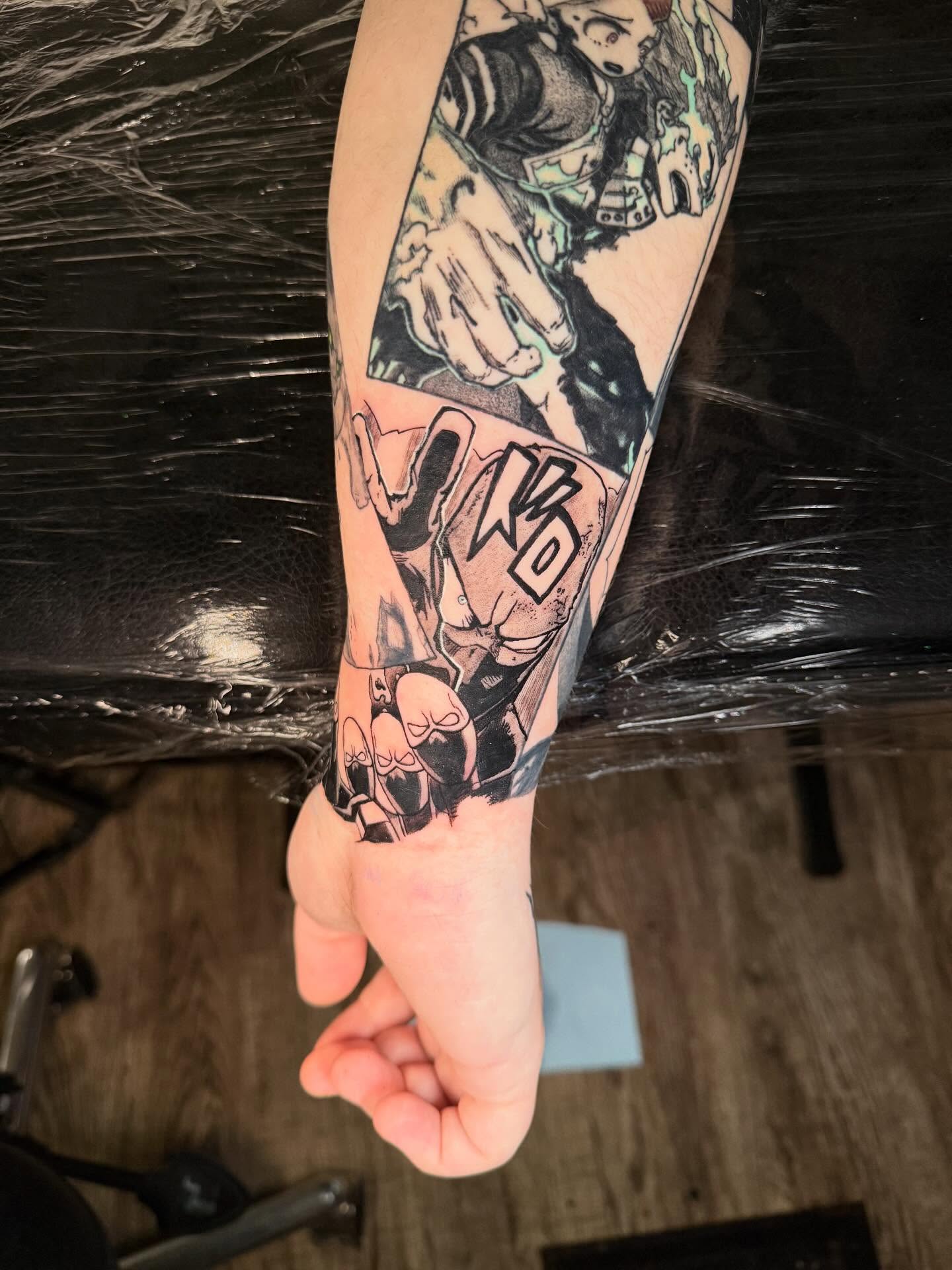 Tattoo by @damon.d.tattoos — anime