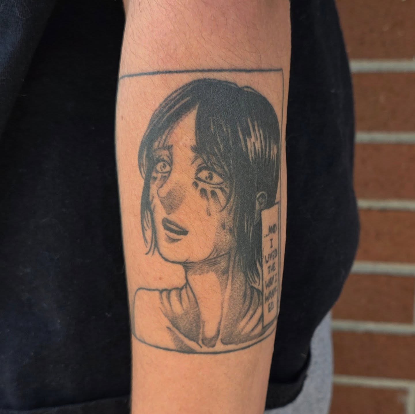Tattoo by @lizz_zee — black_and_grey