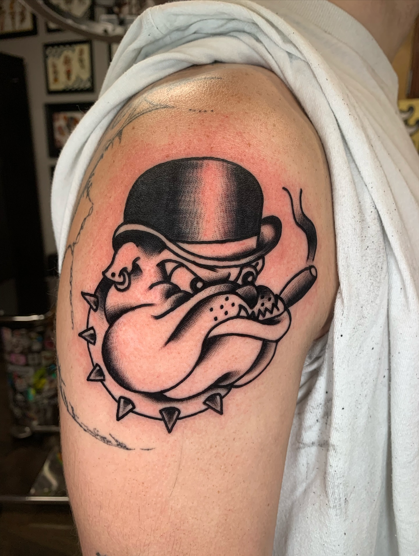 Tattoo by @jimboslicetat2 — black_and_grey