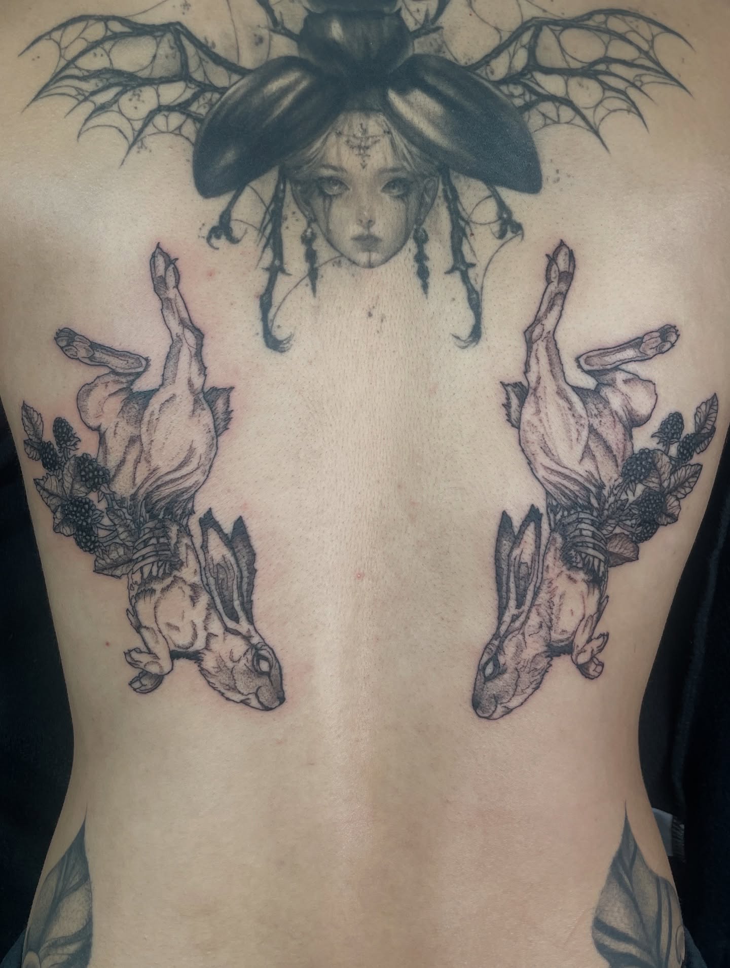 Tattoo by @juanes_lopez06 — dark_realism, black_and_grey