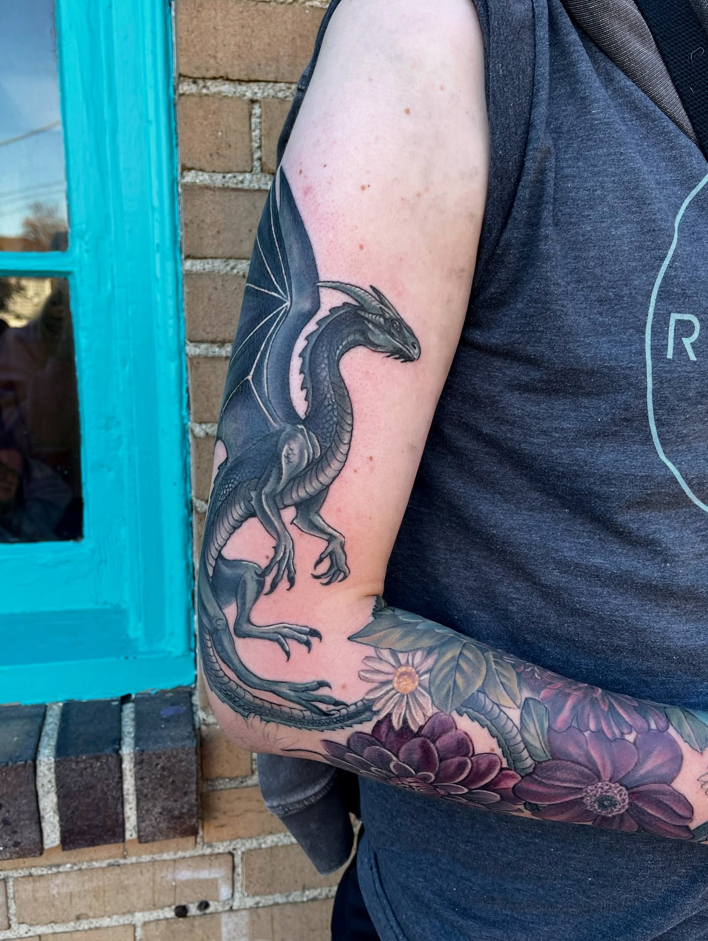 Tattoo by @courtneyann_arts — black_and_grey, realism