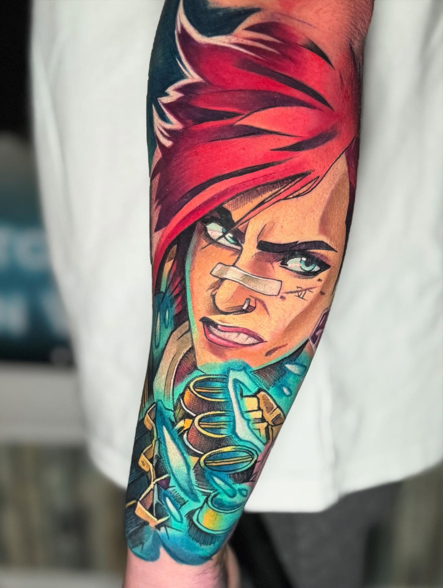 Tattoo by @piercingsbybefffff_ — realism, anime