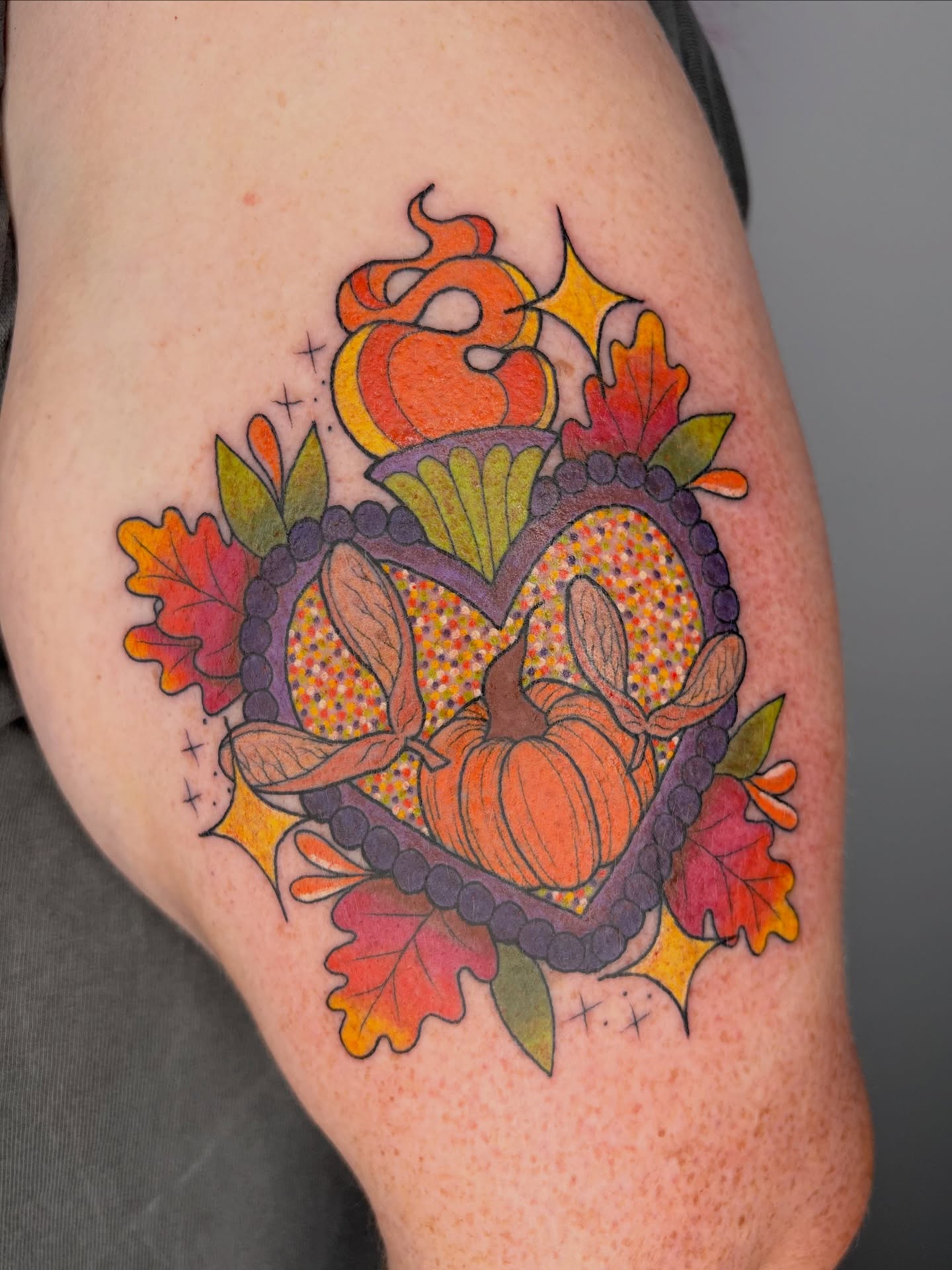 Tattoo by @poppyoliviatattoo — dotwork