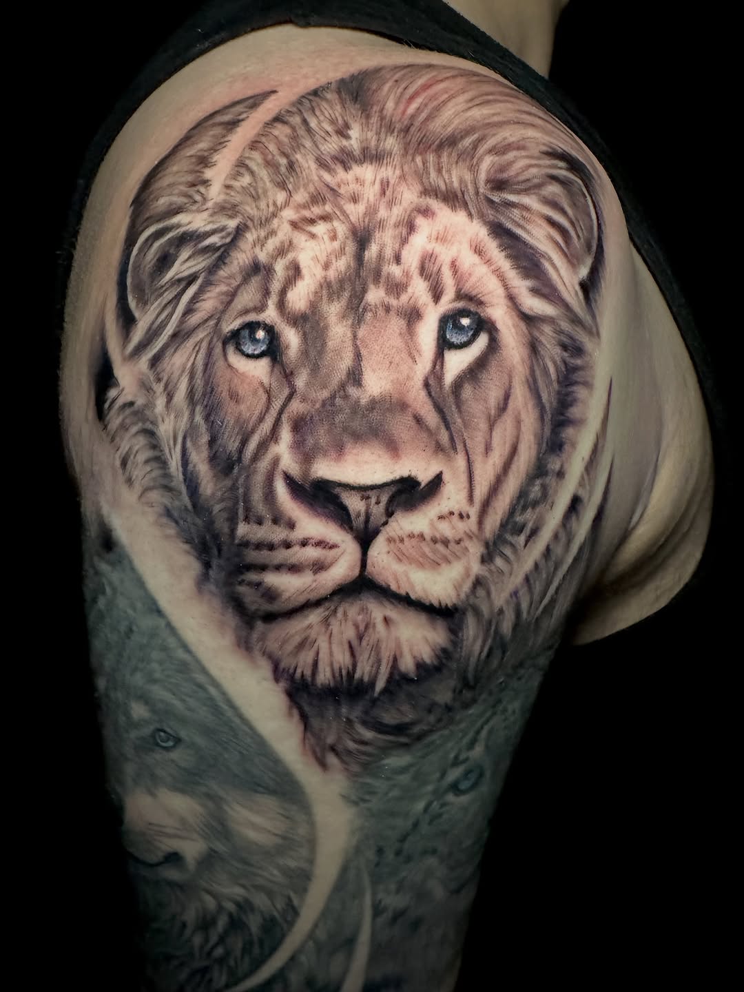 Tattoo by @dougmcgrathtattoos — realism, black_and_grey
