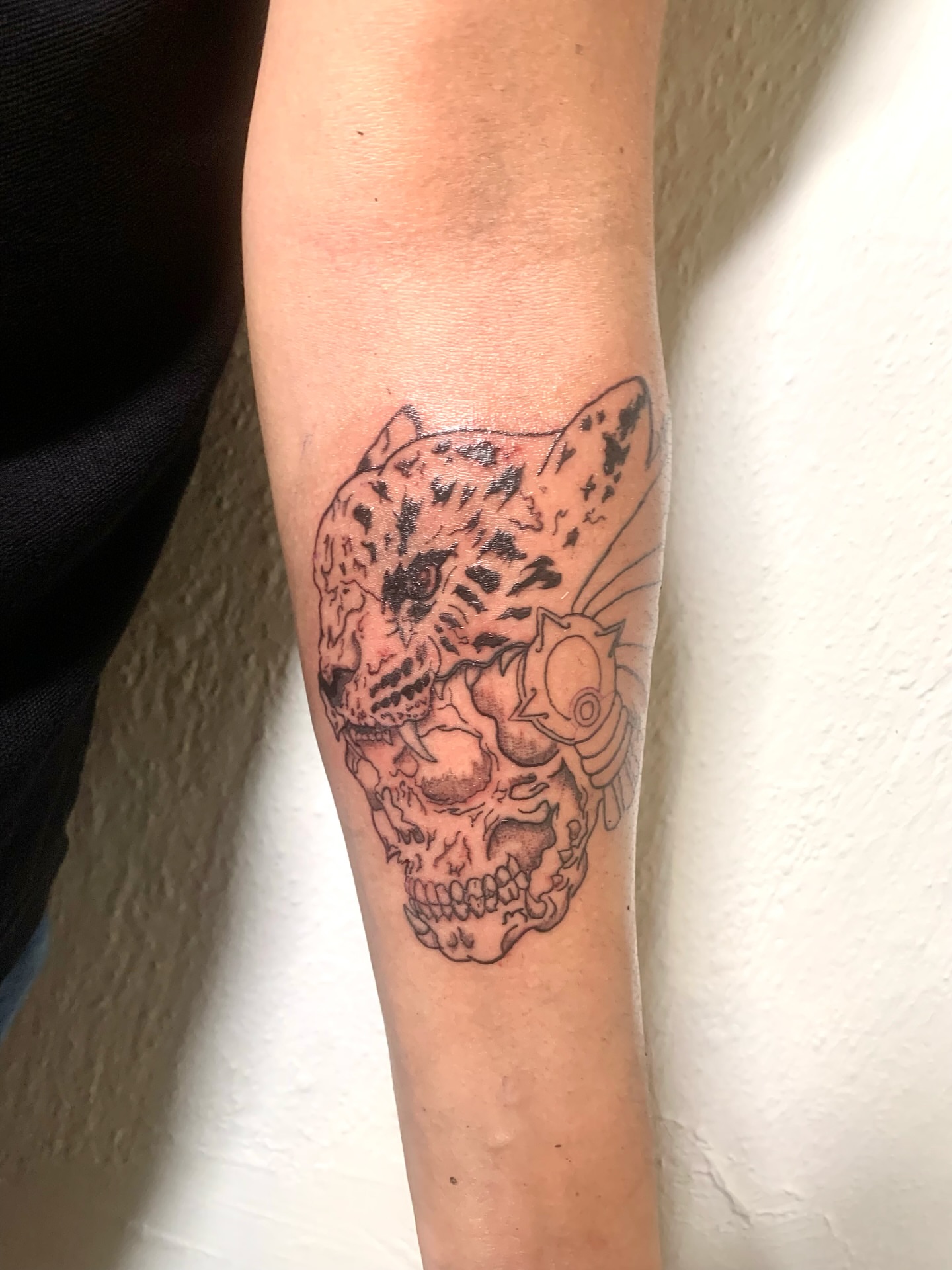 Tattoo by @wild_waves_ink — black_and_grey, realism