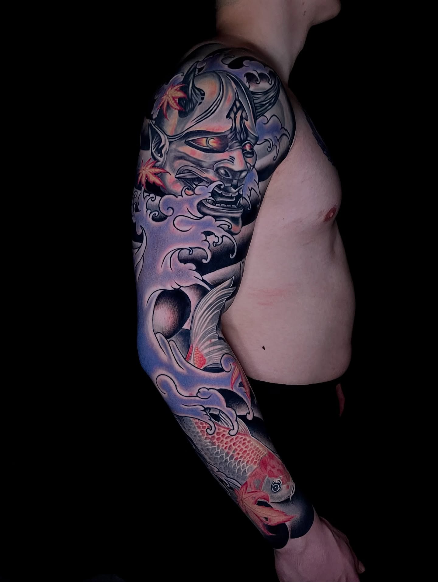 Tattoo by @svityk_tattoomsk — japanese_irezumi, realism