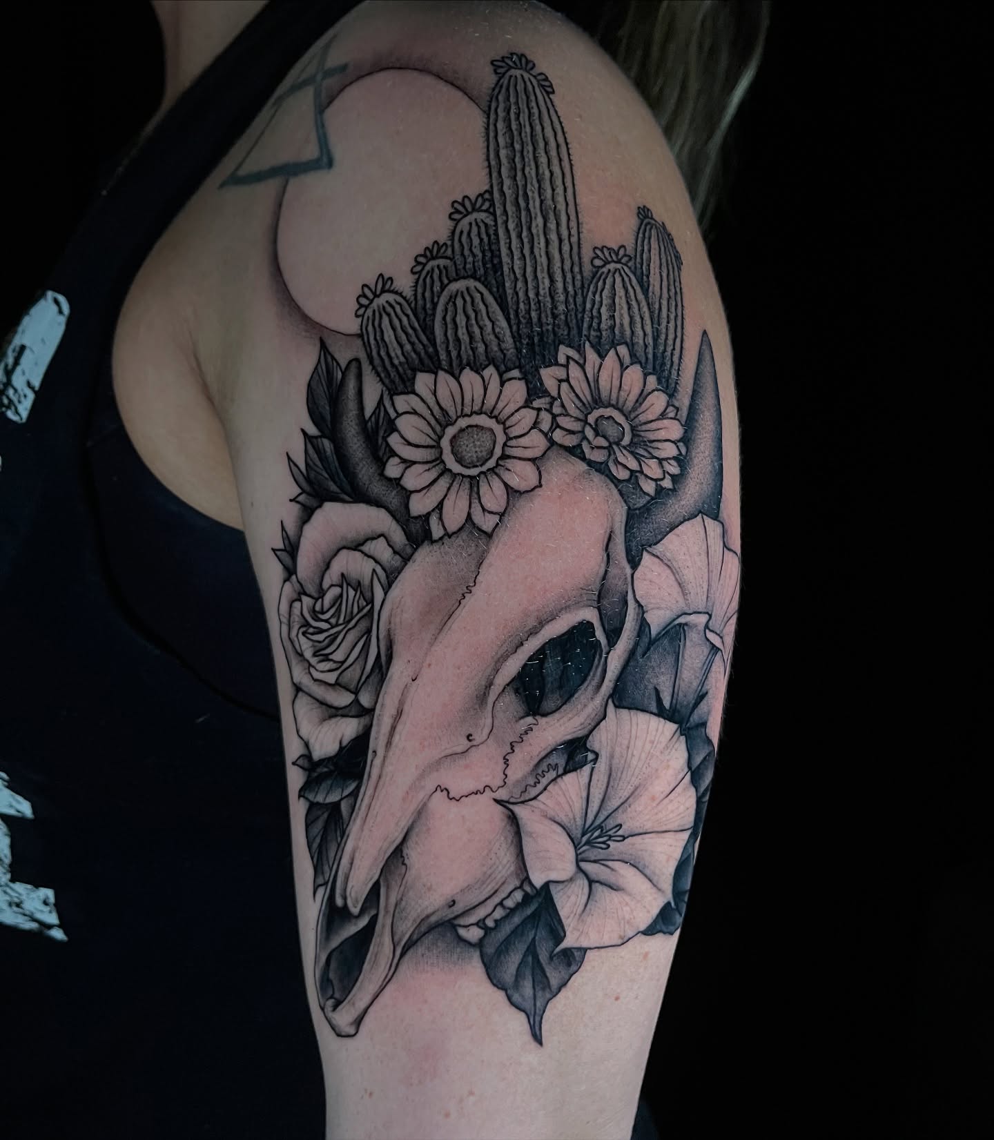 Tattoo by @etzeltattoo — black_and_grey, realism
