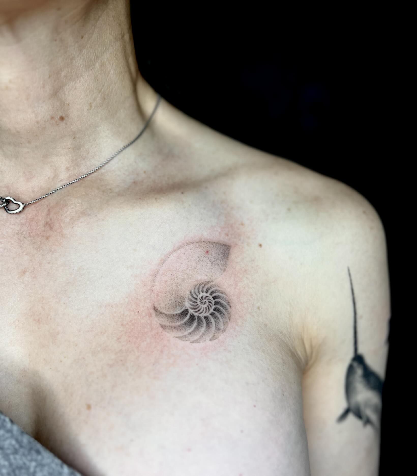 Tattoo by @mbauertattoo — dotwork