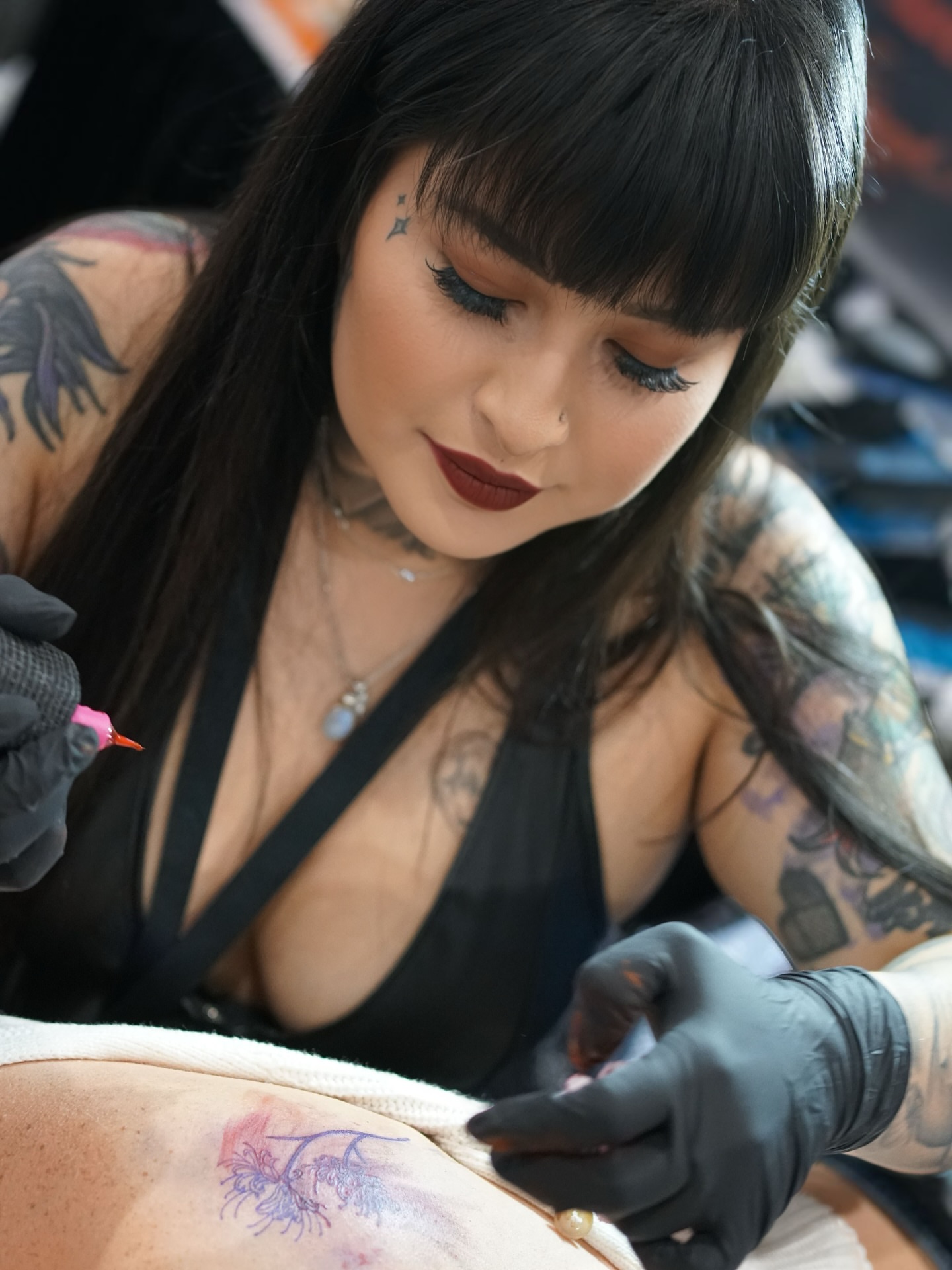 Tattoo by @irisarelart — dotwork