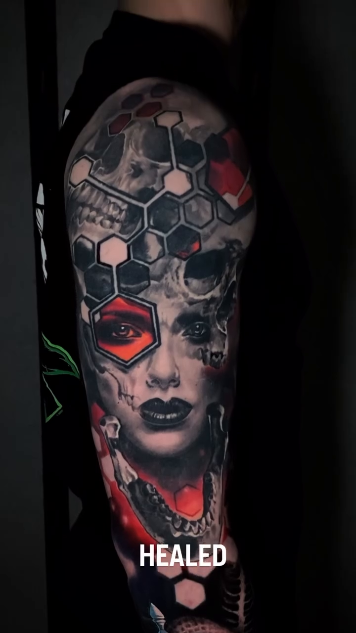 Tattoo by @bobbycupparotattoos — realism, black_and_grey