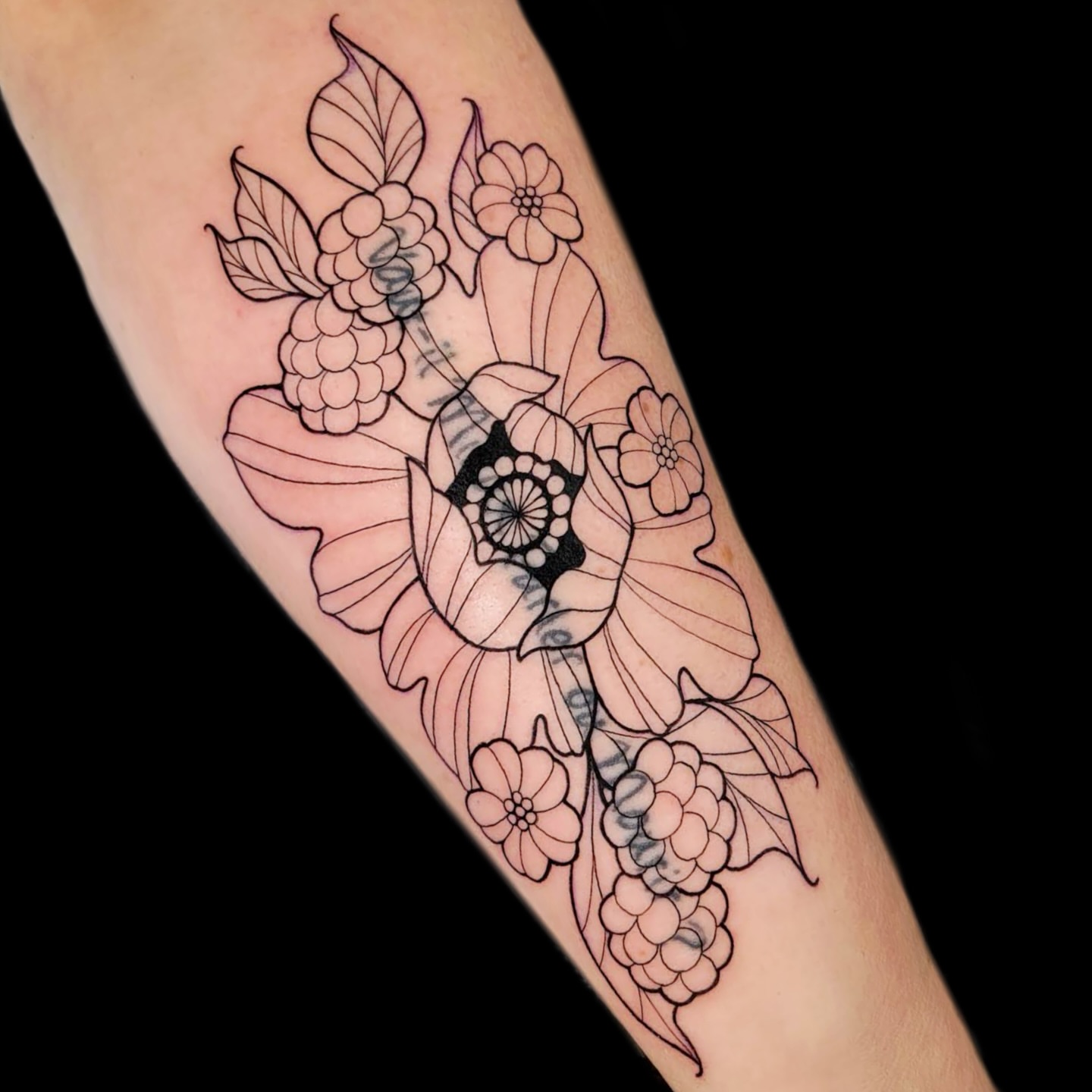 Tattoo by @micki_shae — dotwork, black_and_grey
