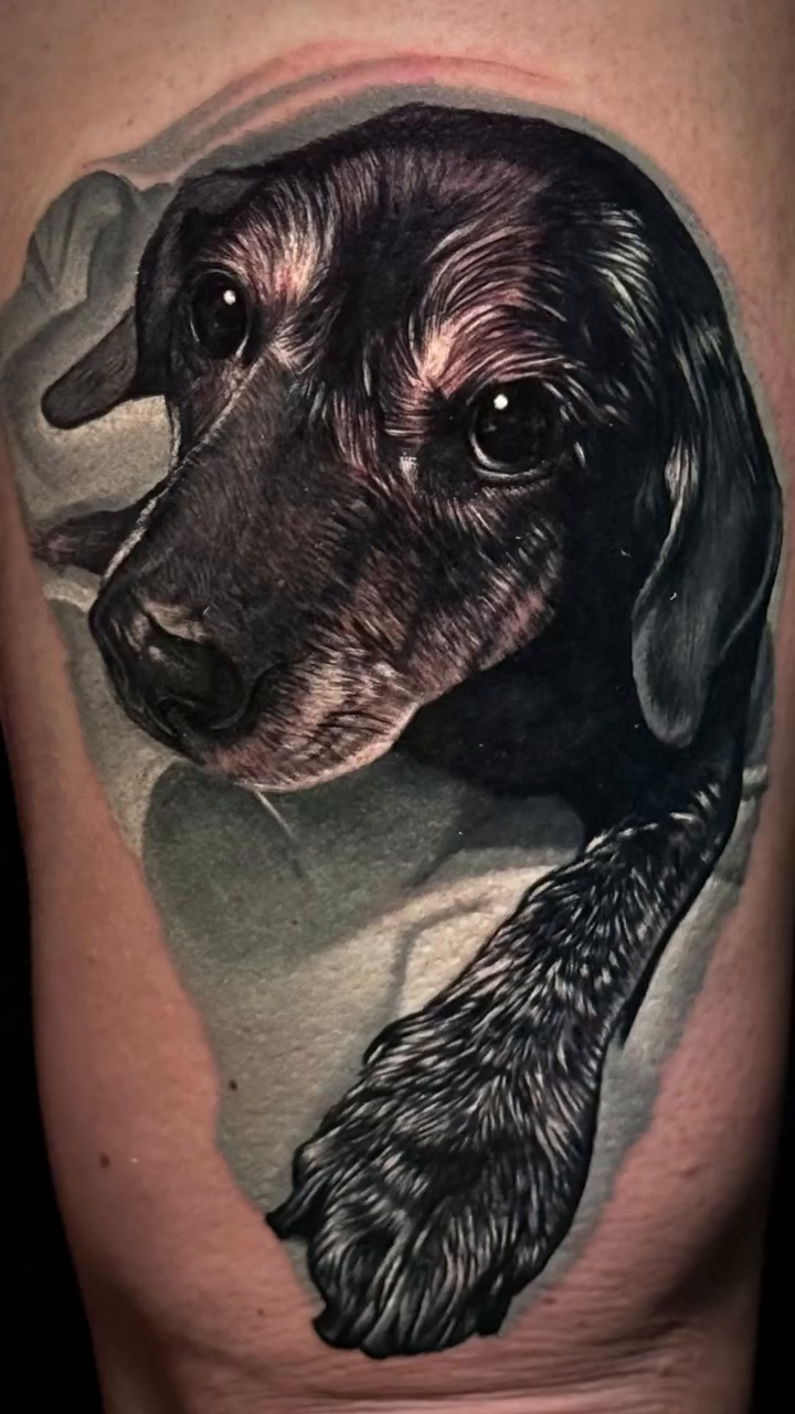 Tattoo by @bobbitnertattoo — realism, black_and_grey