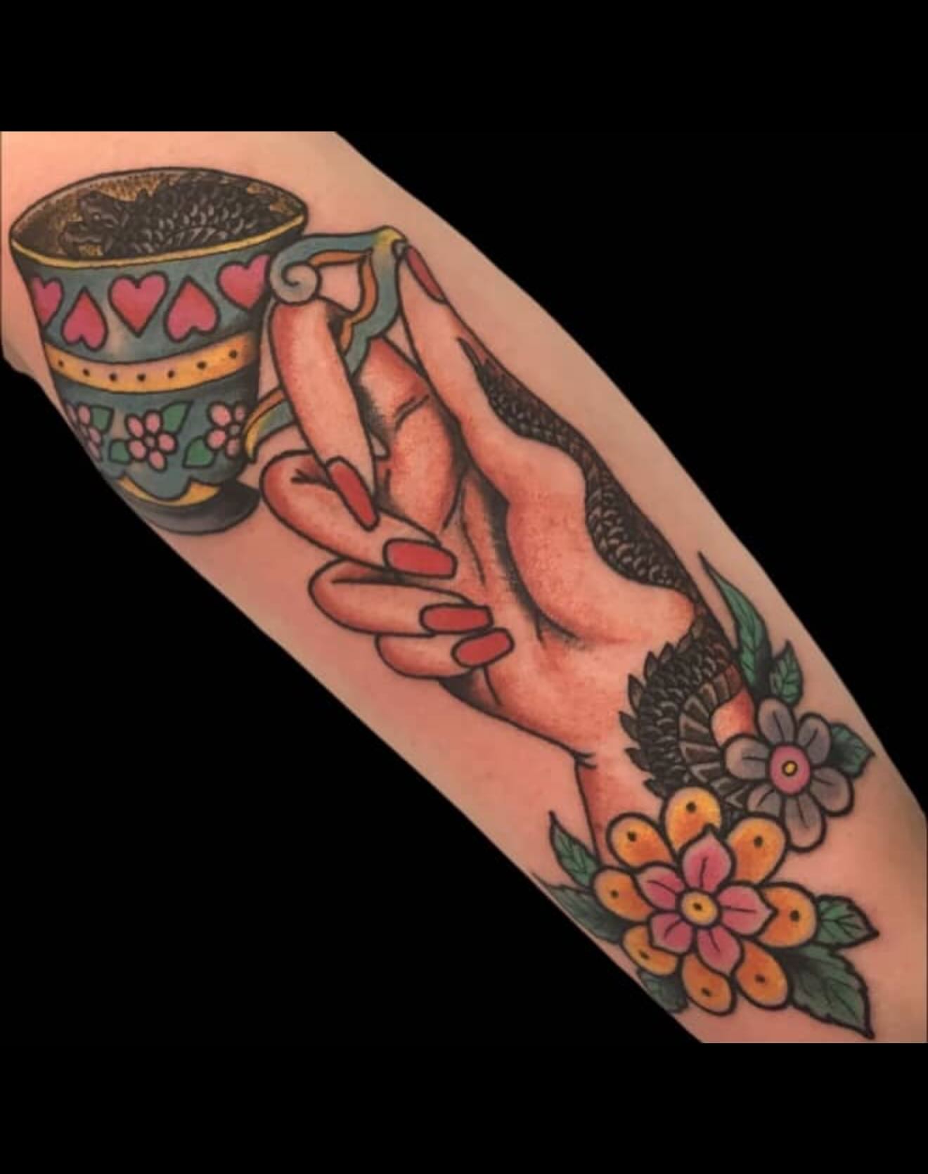 Tattoo by @mrfatdragon — american_traditional, realism