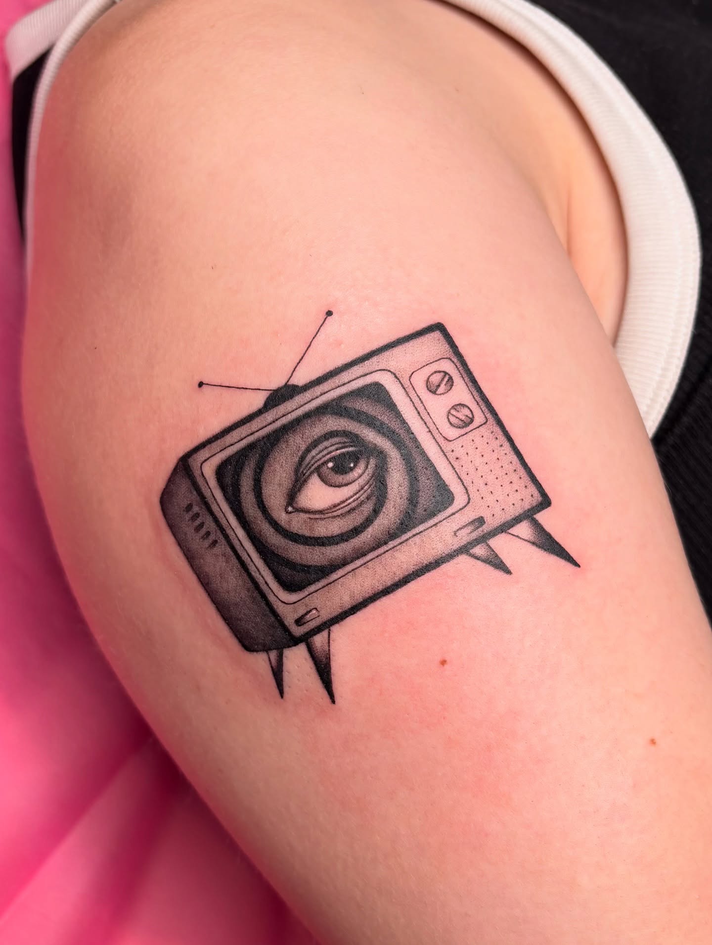 Tattoo by @silviieee — black_and_grey, realism