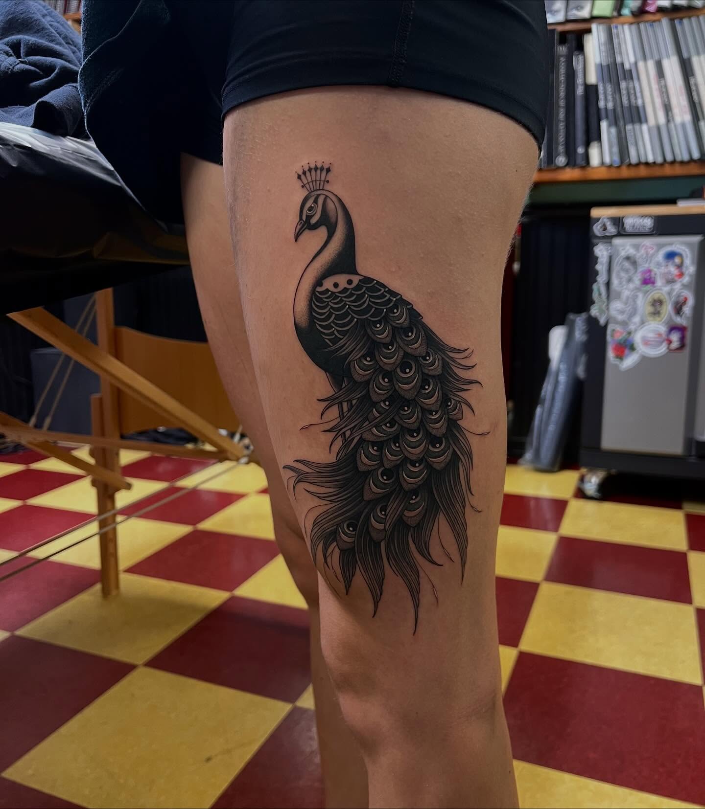 Tattoo by @molliecooltattoos — black_and_grey
