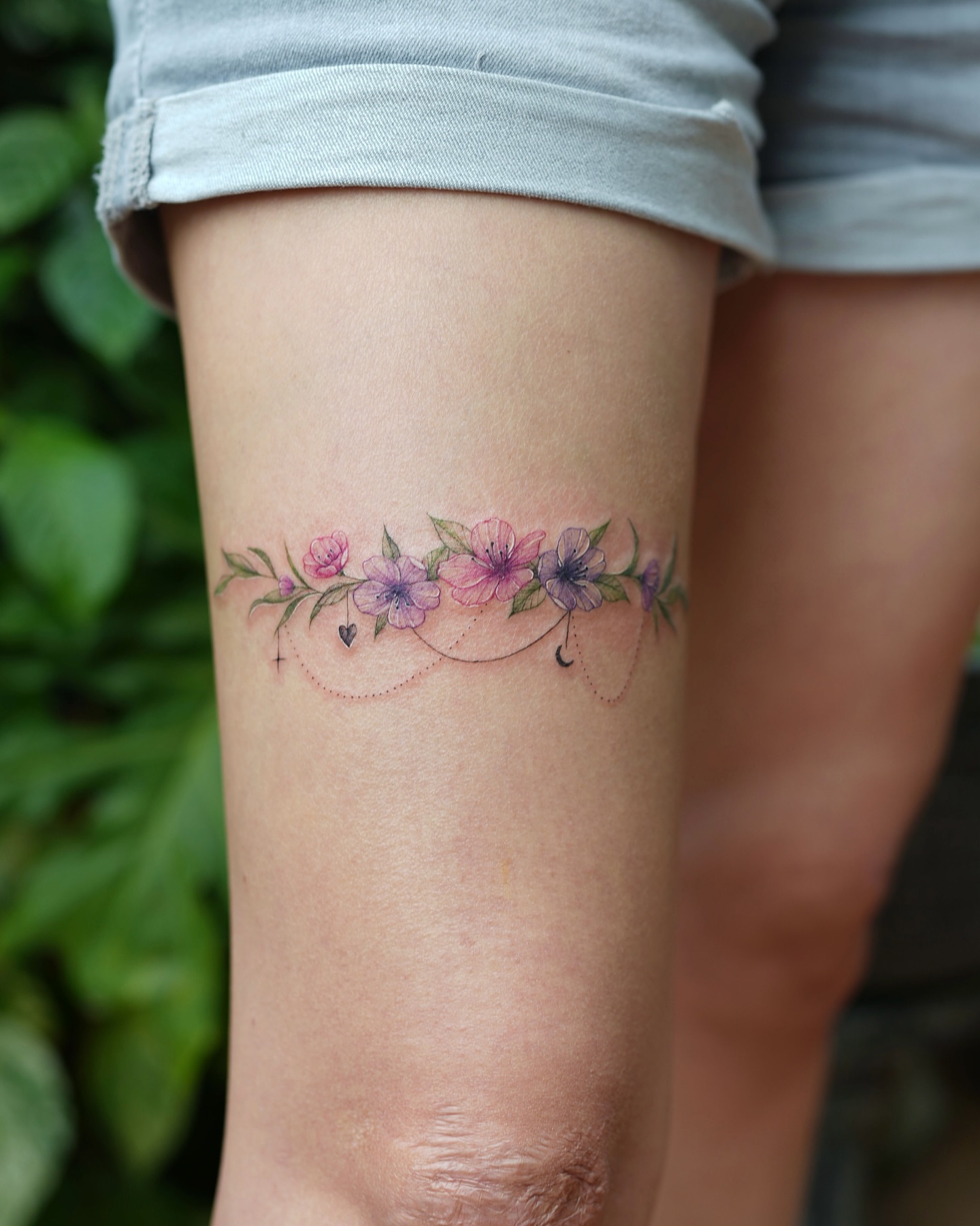 Tattoo by @siren_ink — watercolor