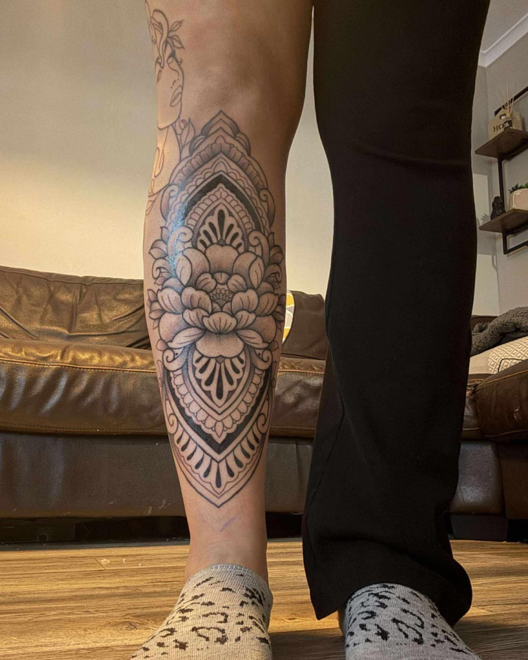 Tattoo by @gchlo123 — black_and_grey