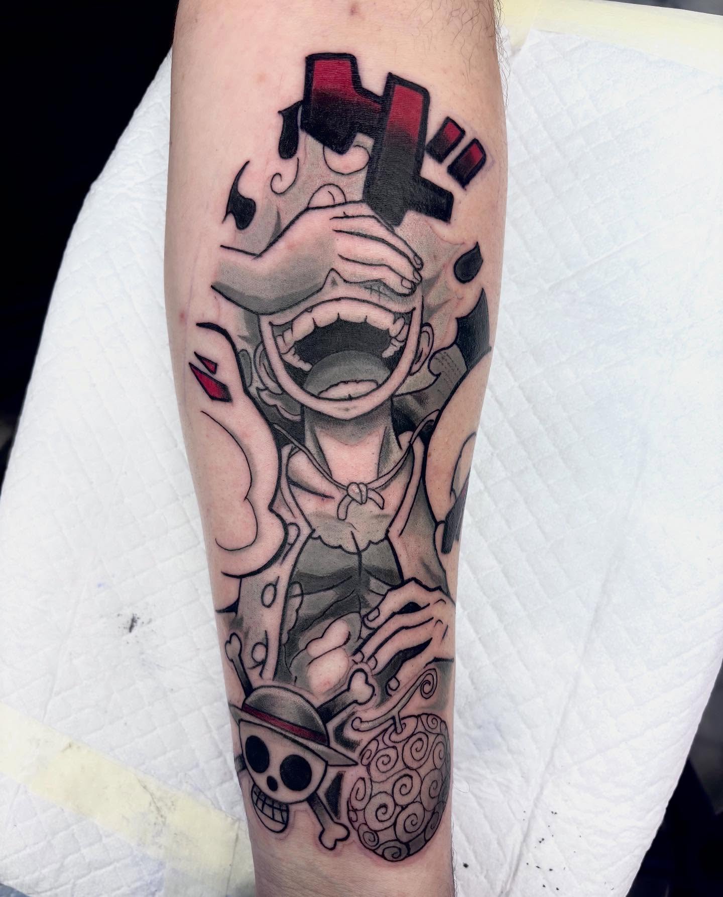 Tattoo by @brieowth — anime