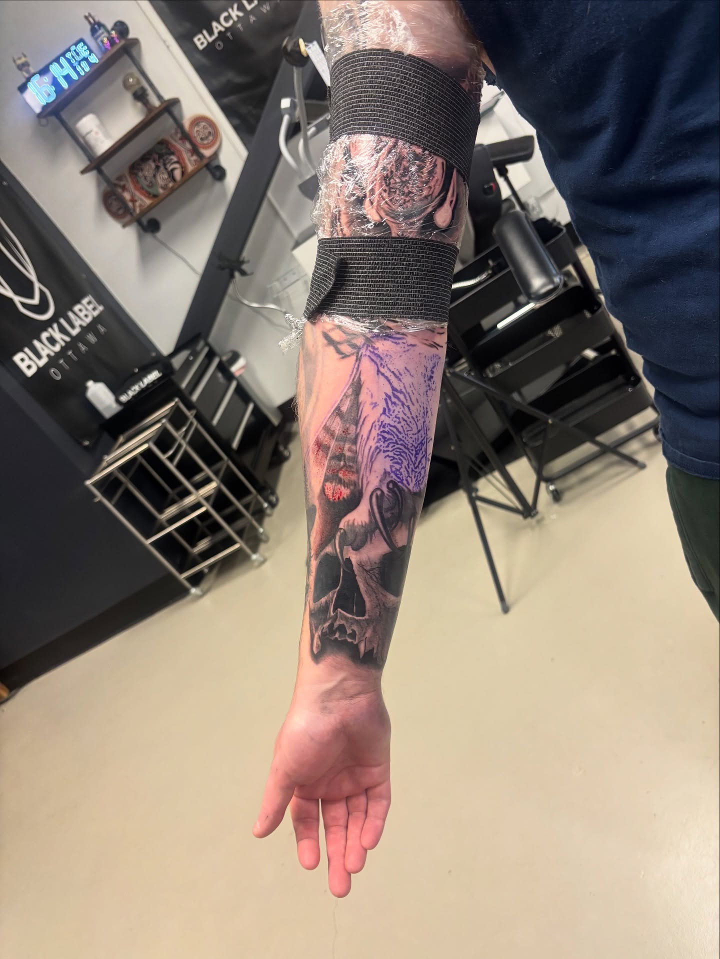 Tattoo by @chrislawtattoos — realism, dark_realism