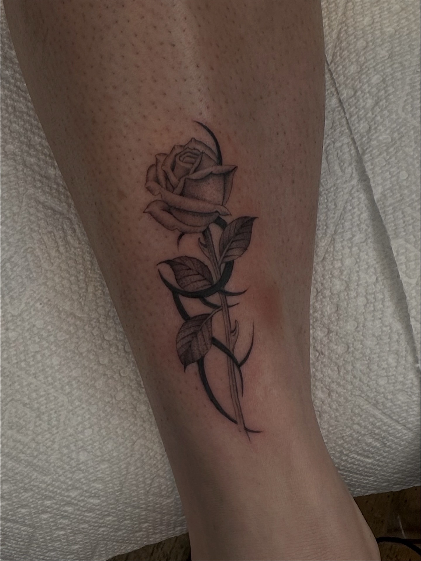 Tattoo by @adriannastabs — black_and_grey