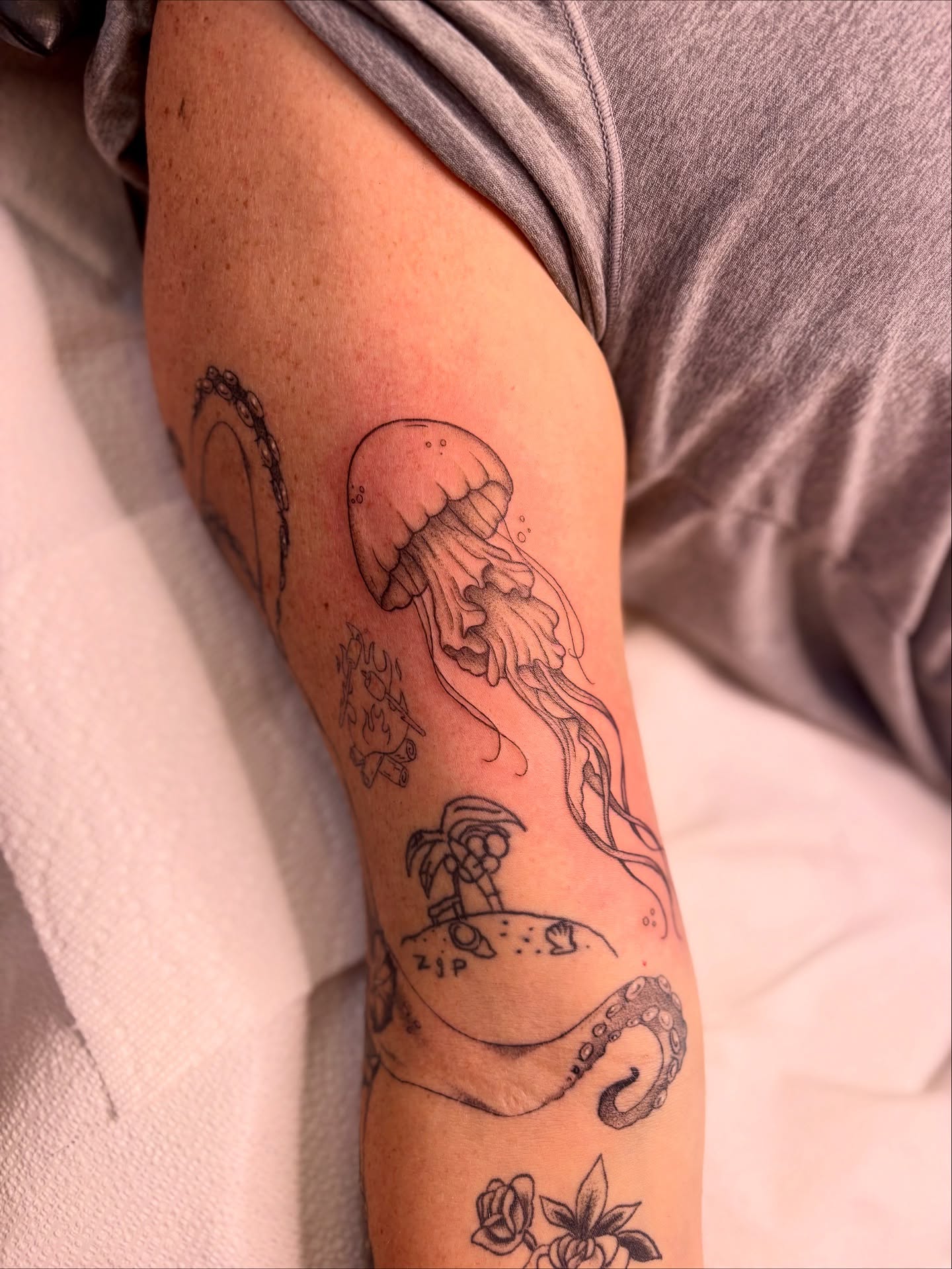 Tattoo by @damoretattoos — black_and_grey, realism