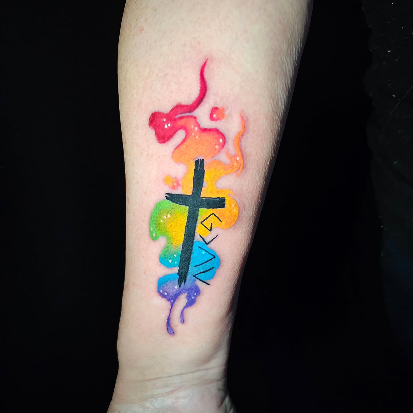 Tattoo by @ashweetattoo — new_school, watercolor
