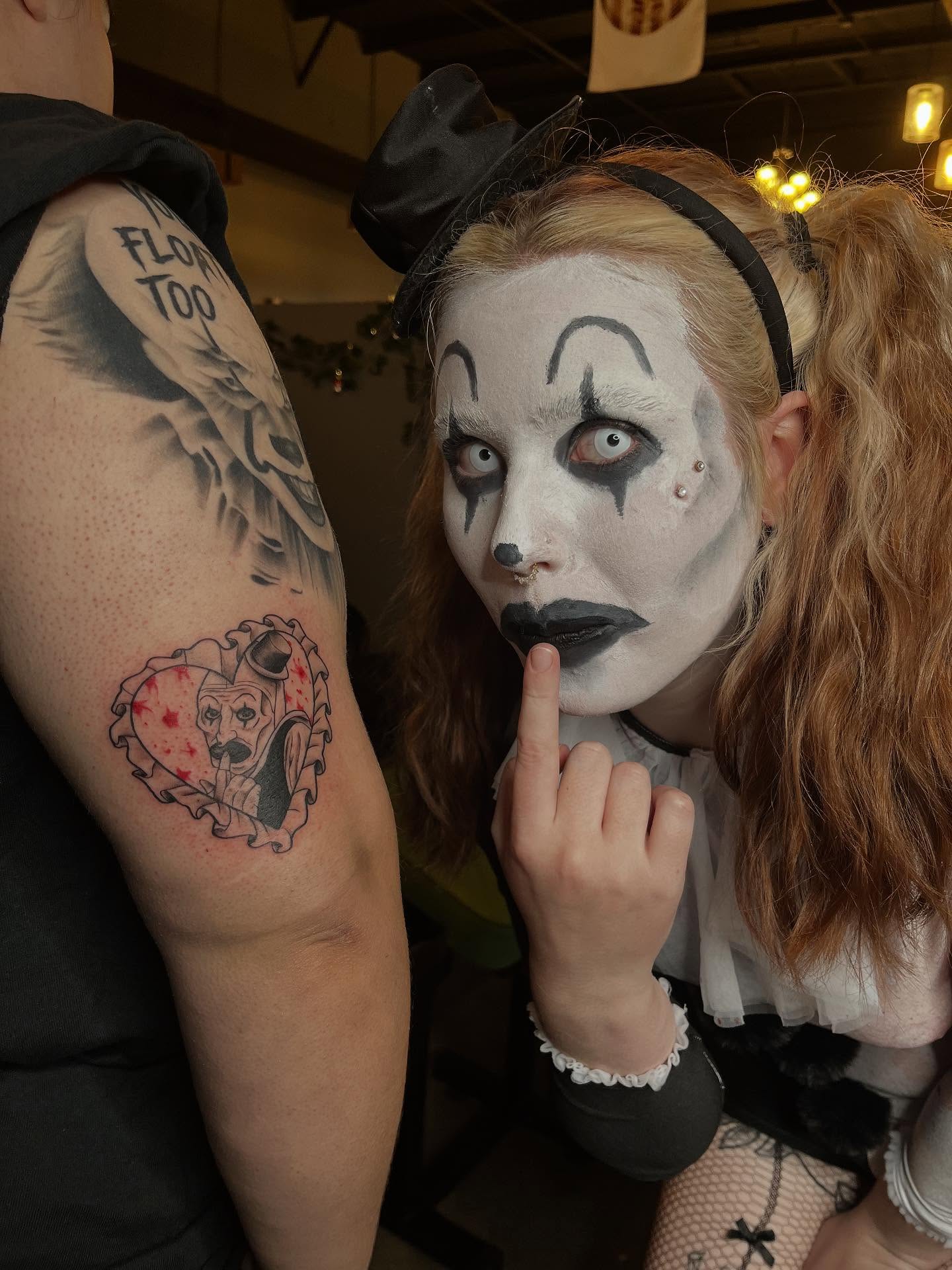 Heart with skull American traditional tattoo on the forearm by Lexi Ross