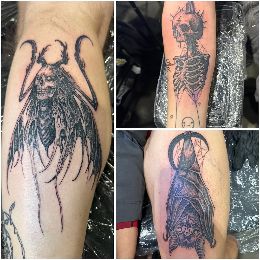 Tattoo by @lenca_art — blackwork, dark_realism