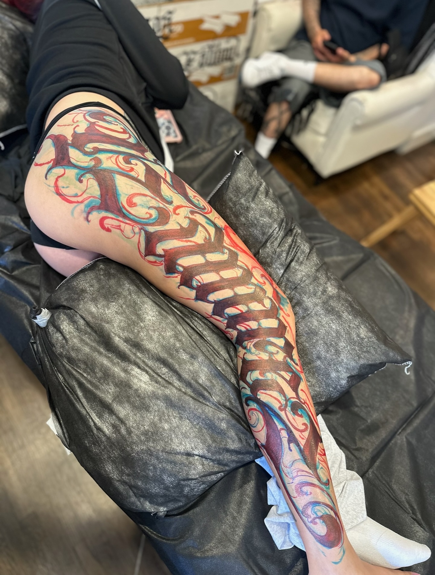 Tattoo by @deft_ink β new_school, lettering_script