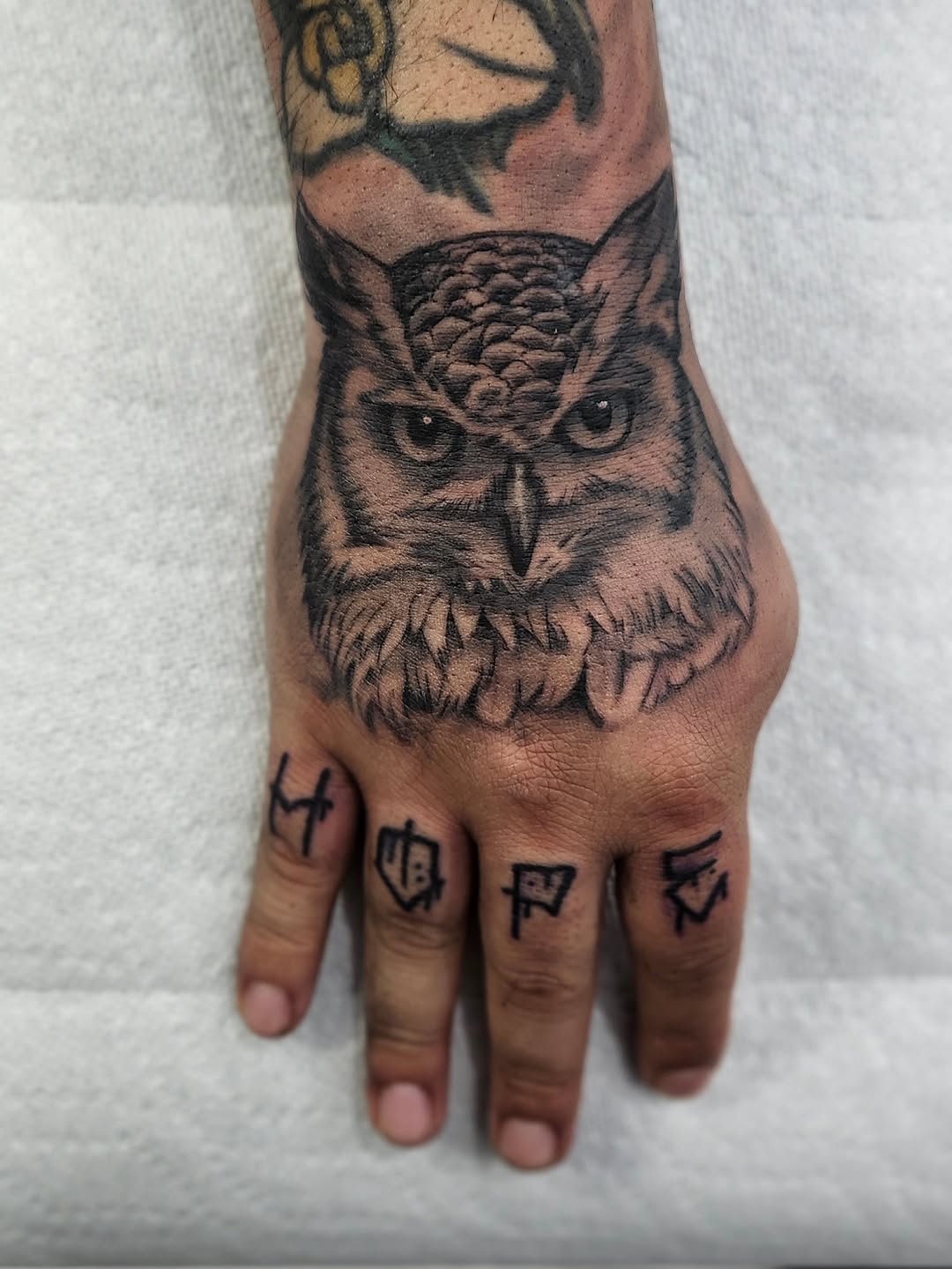 Tattoo by @htx_herc — realism, black_and_grey