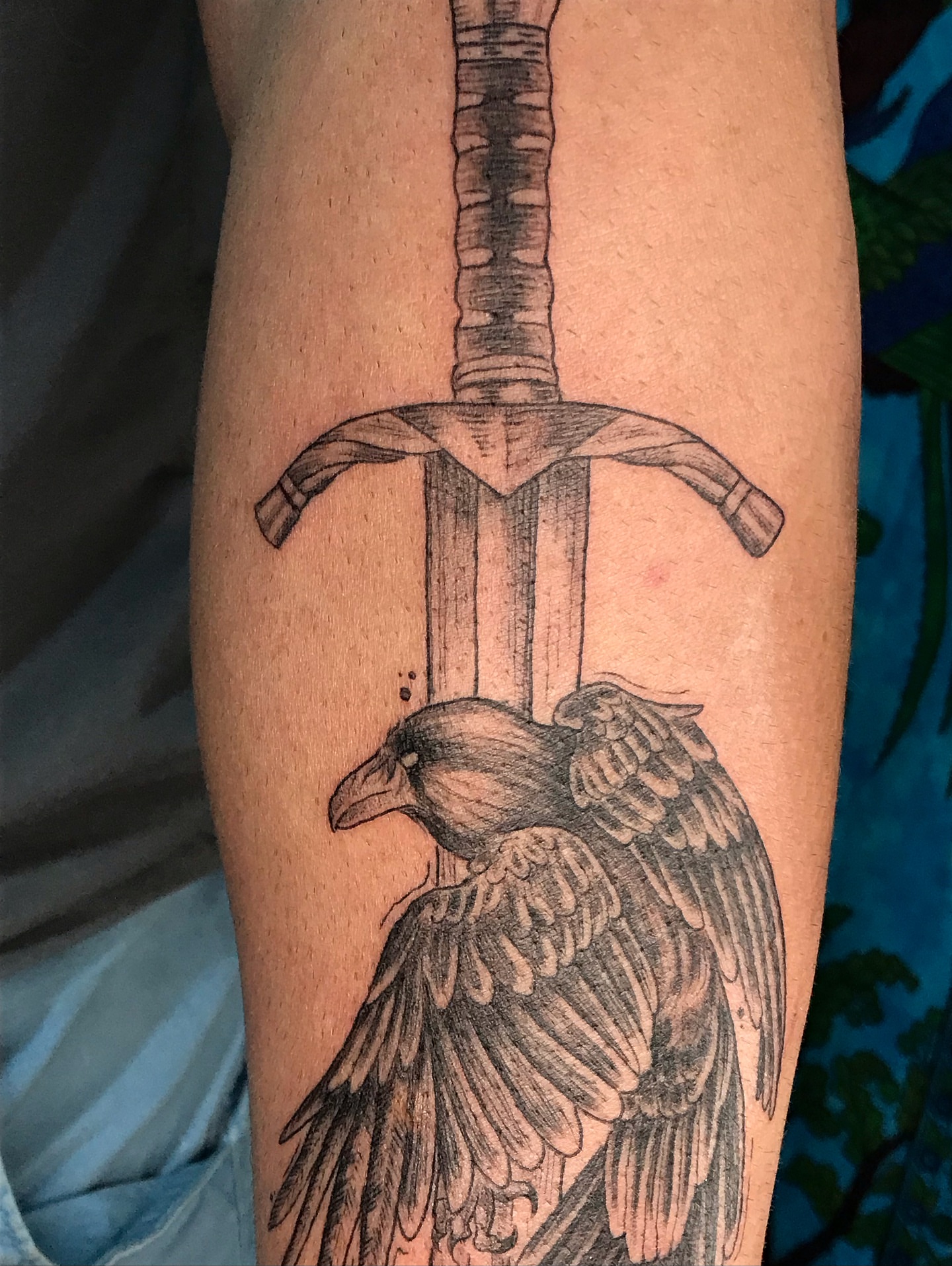 Tattoo by @talia_tattoo_ — black_and_grey