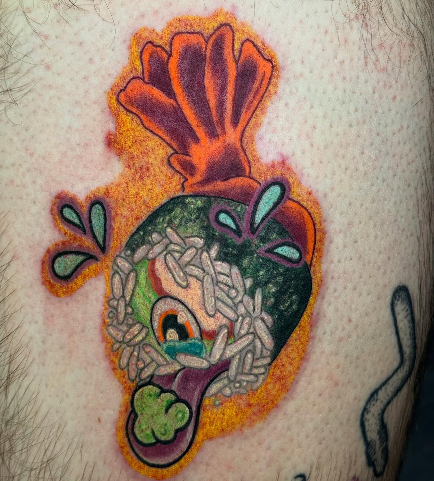 Tattoo by @shabby_beatnik — dotwork, new_school