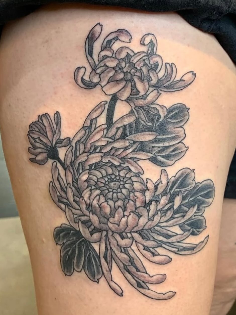 Tattoo by @stefanhagartattooer — black_and_grey