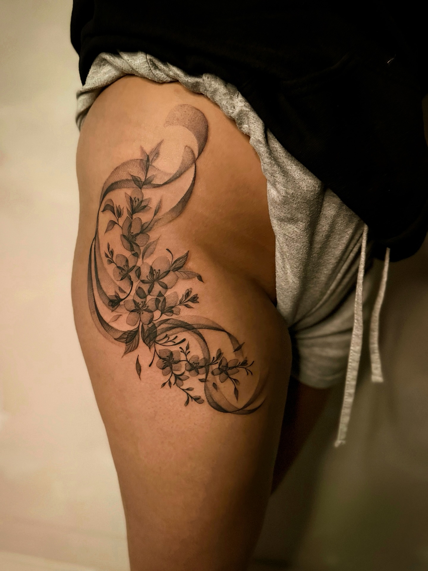 Tattoo by @tattooer_nick — black_and_grey