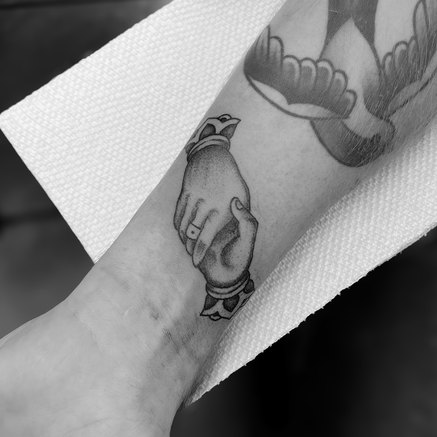Tattoo by @emile_erikoff — black_and_grey