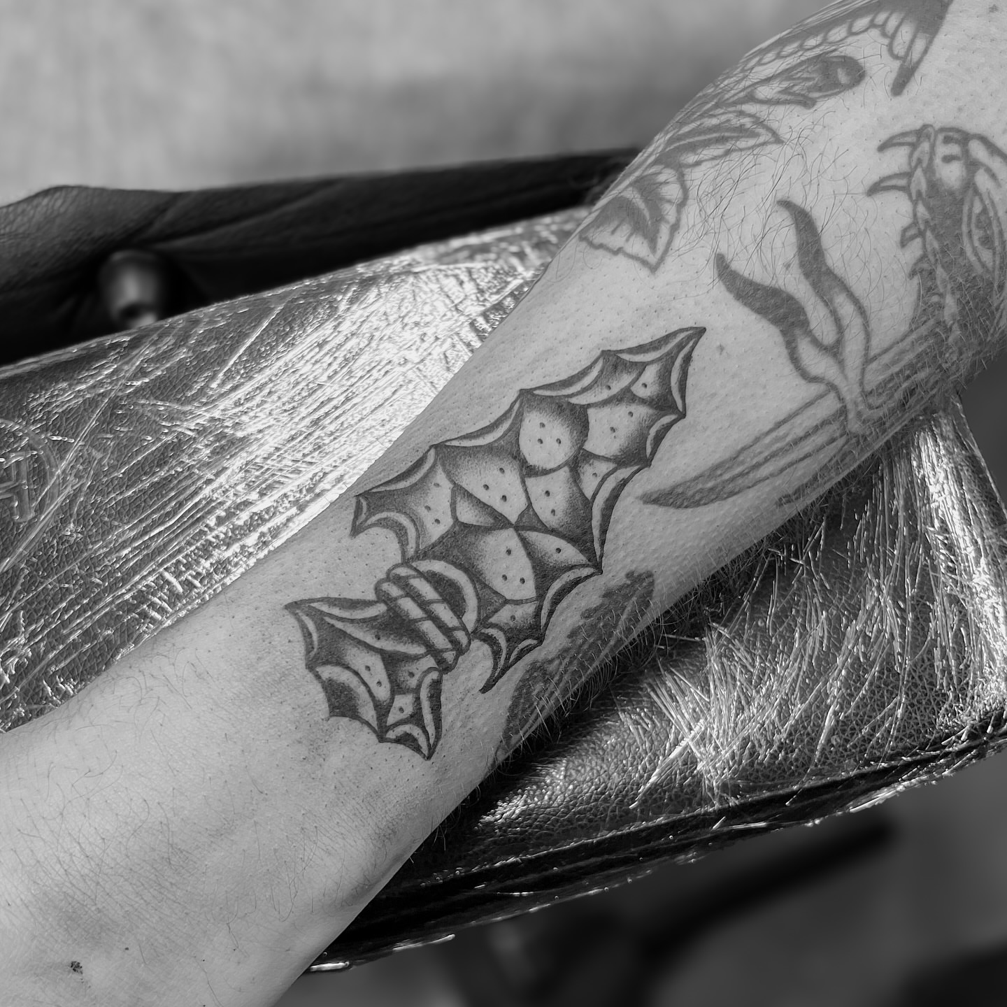 Tattoo by @emile_erikoff — american_traditional, black_and_grey