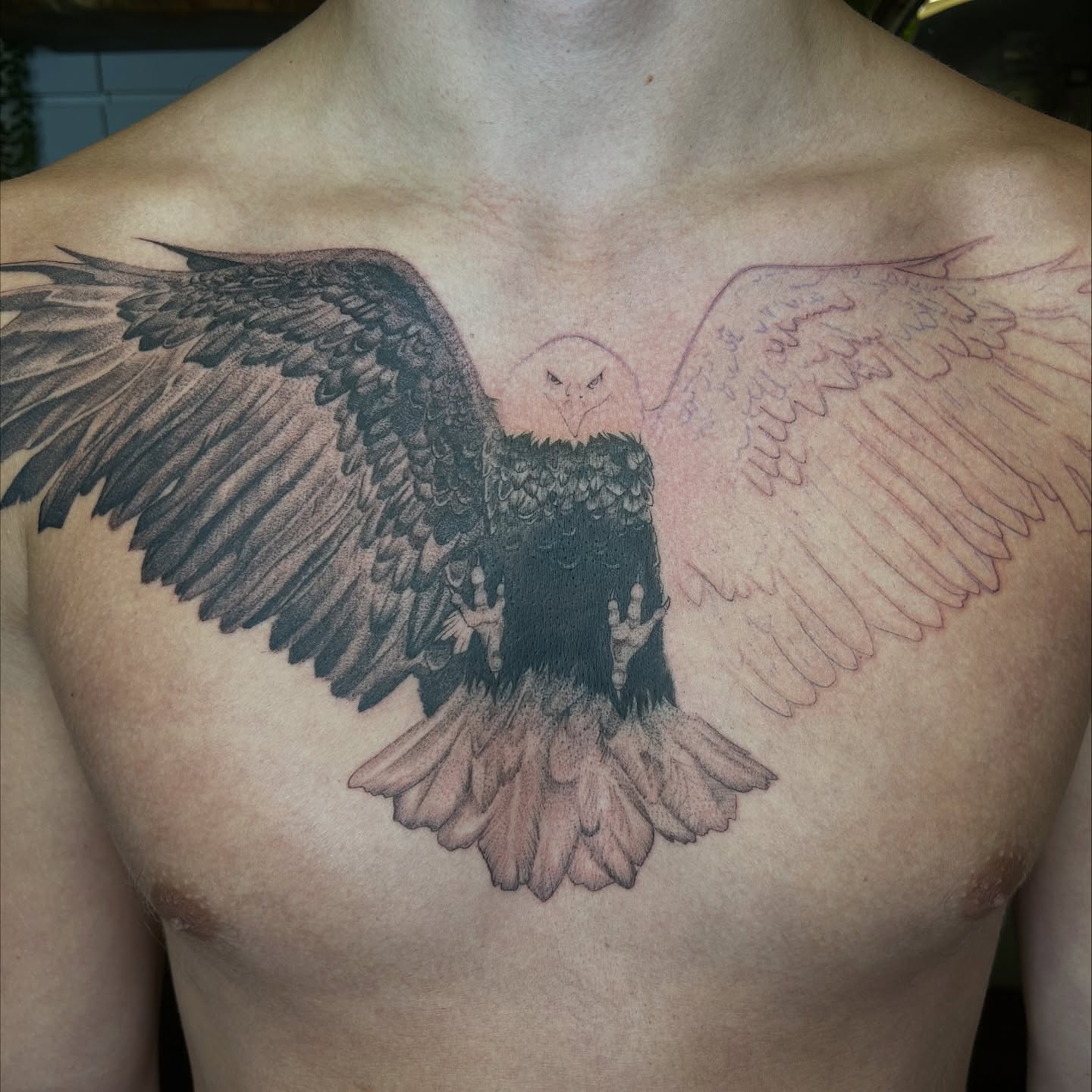 Tattoo by @savmaxtatz โ black_and_grey