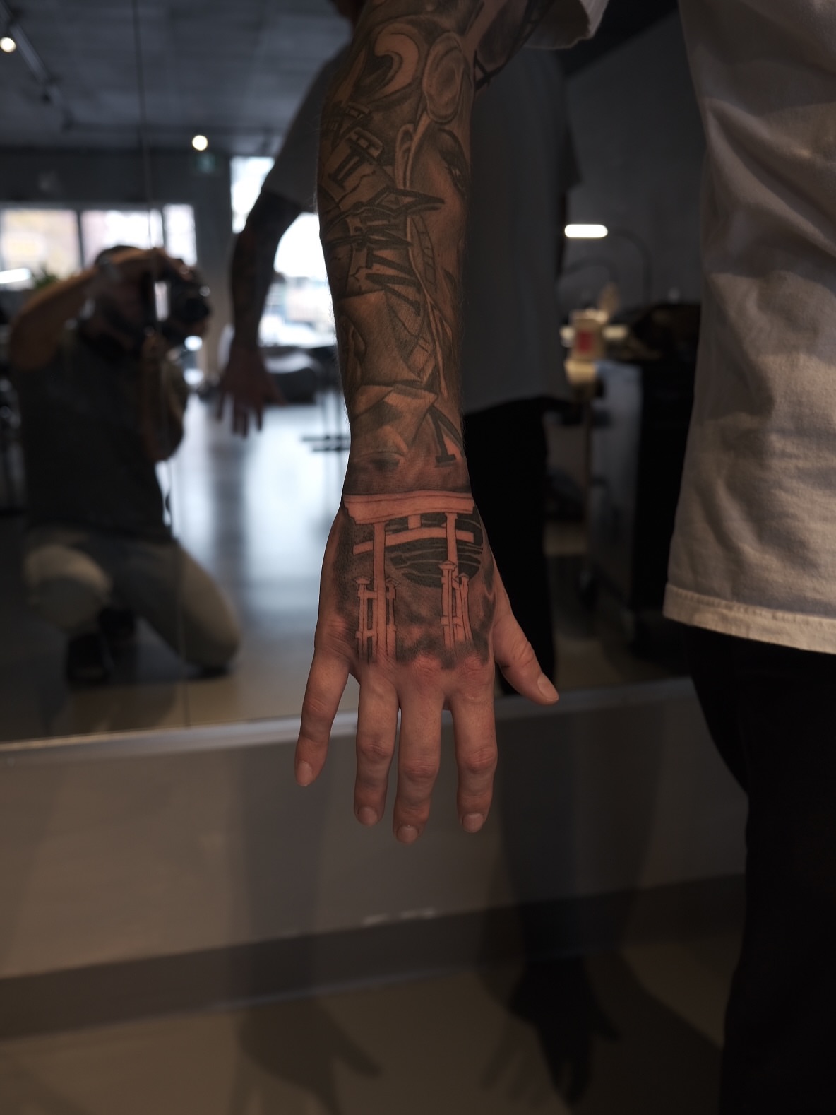 Tattoo by @gat_ink — geometric
