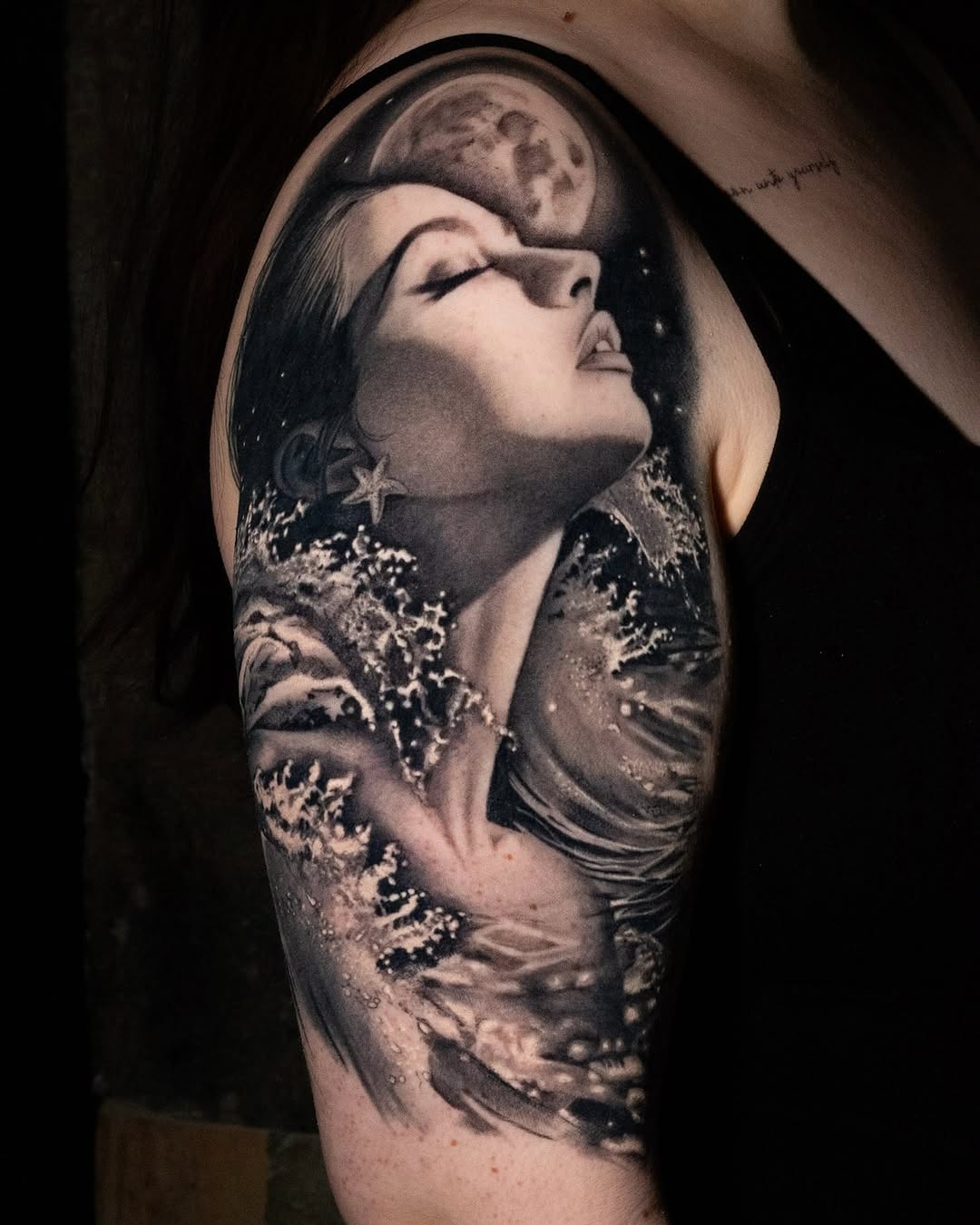Tattoo by @isabelroseink — realism, black_and_grey