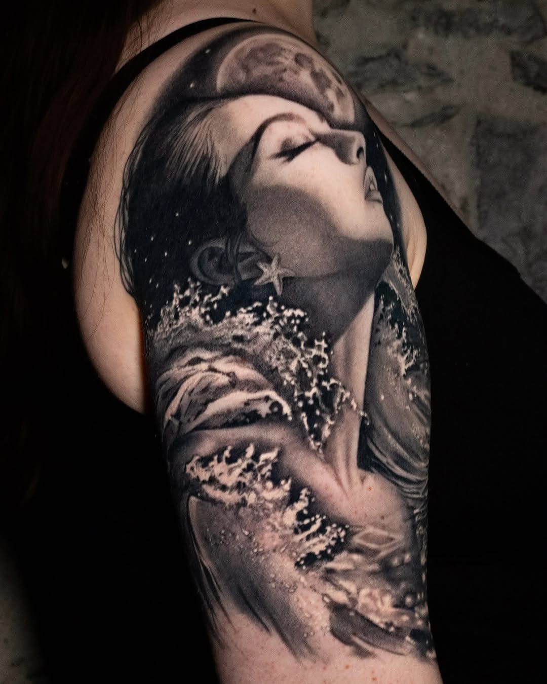 Tattoo by @isabelroseink — realism, black_and_grey