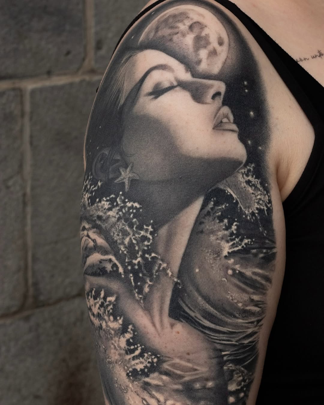 Tattoo by @isabelroseink — realism, black_and_grey