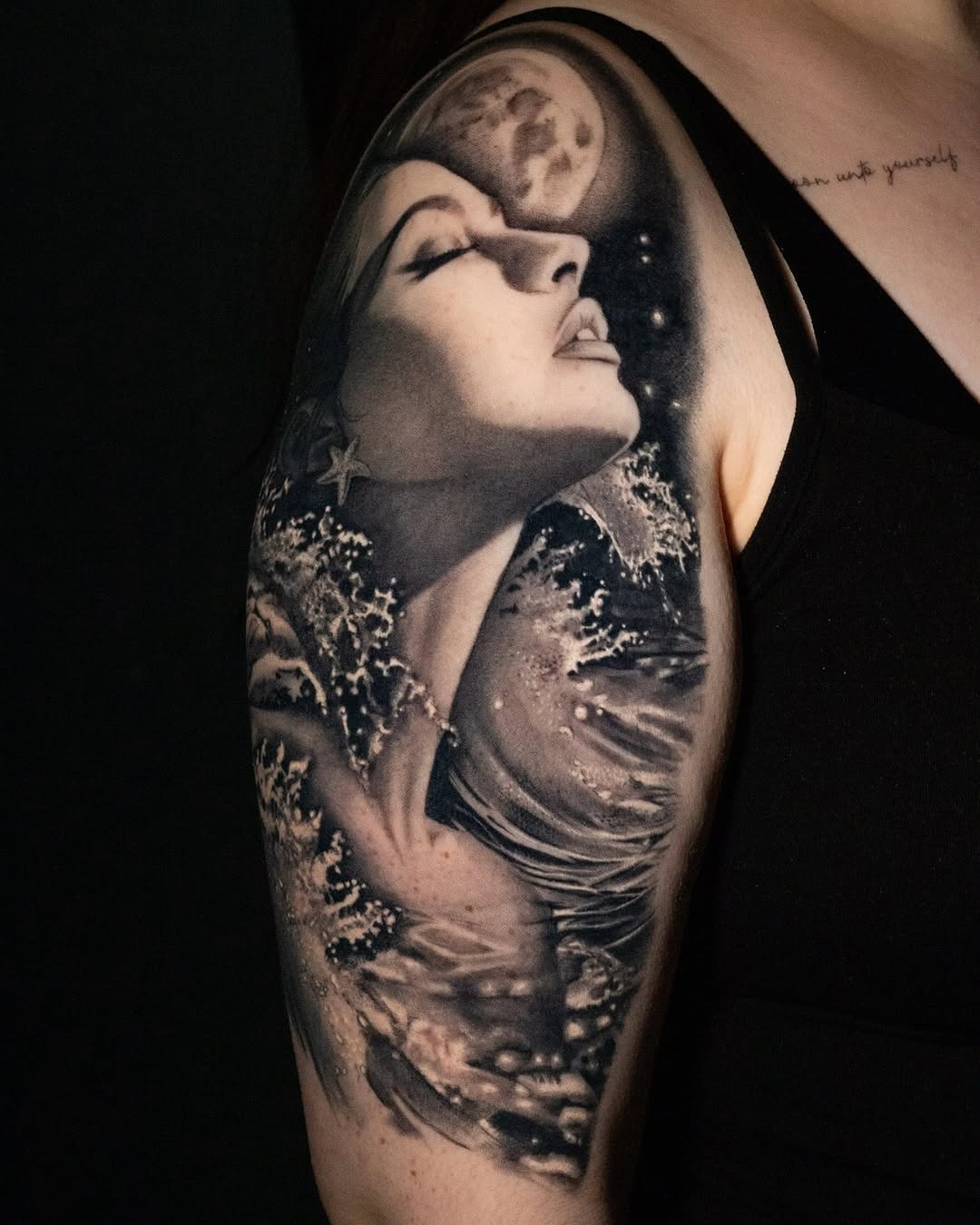 Tattoo by @isabelroseink — realism, black_and_grey