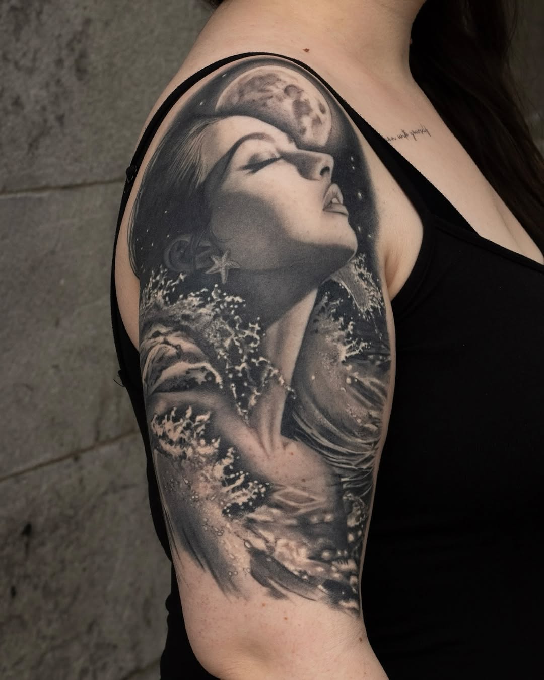 Tattoo by @isabelroseink — realism, black_and_grey