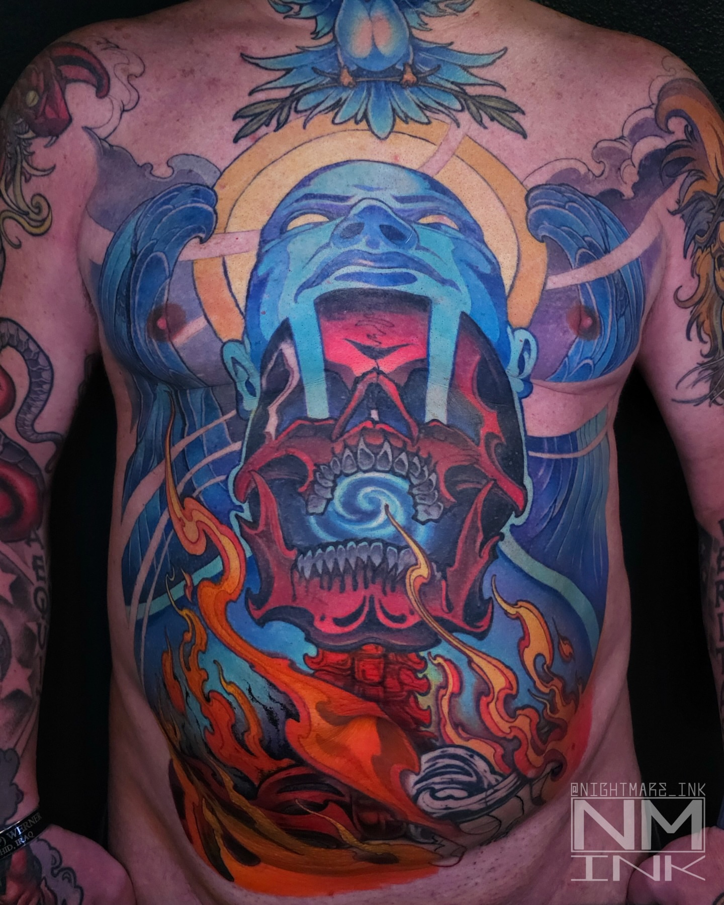 Tattoo by @nightmare_ink — new_school, surrealism