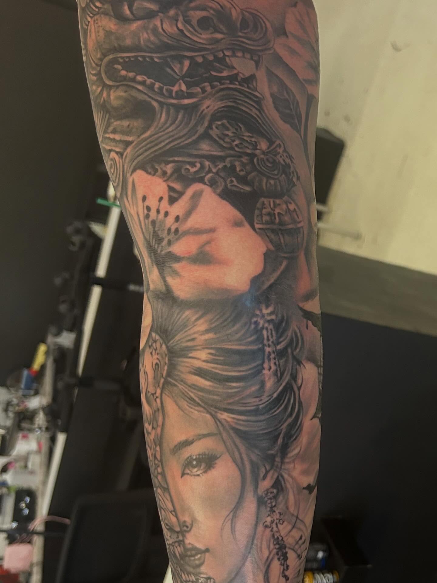 Tattoo by @kristyrvs — japanese_irezumi, realism